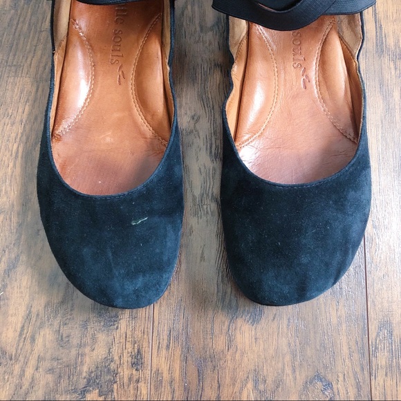 Unique Anklewrap Ballet Flats 